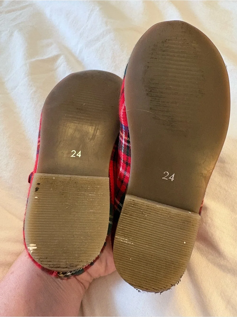 Mini Boden Tartan Plaid Maryjanes